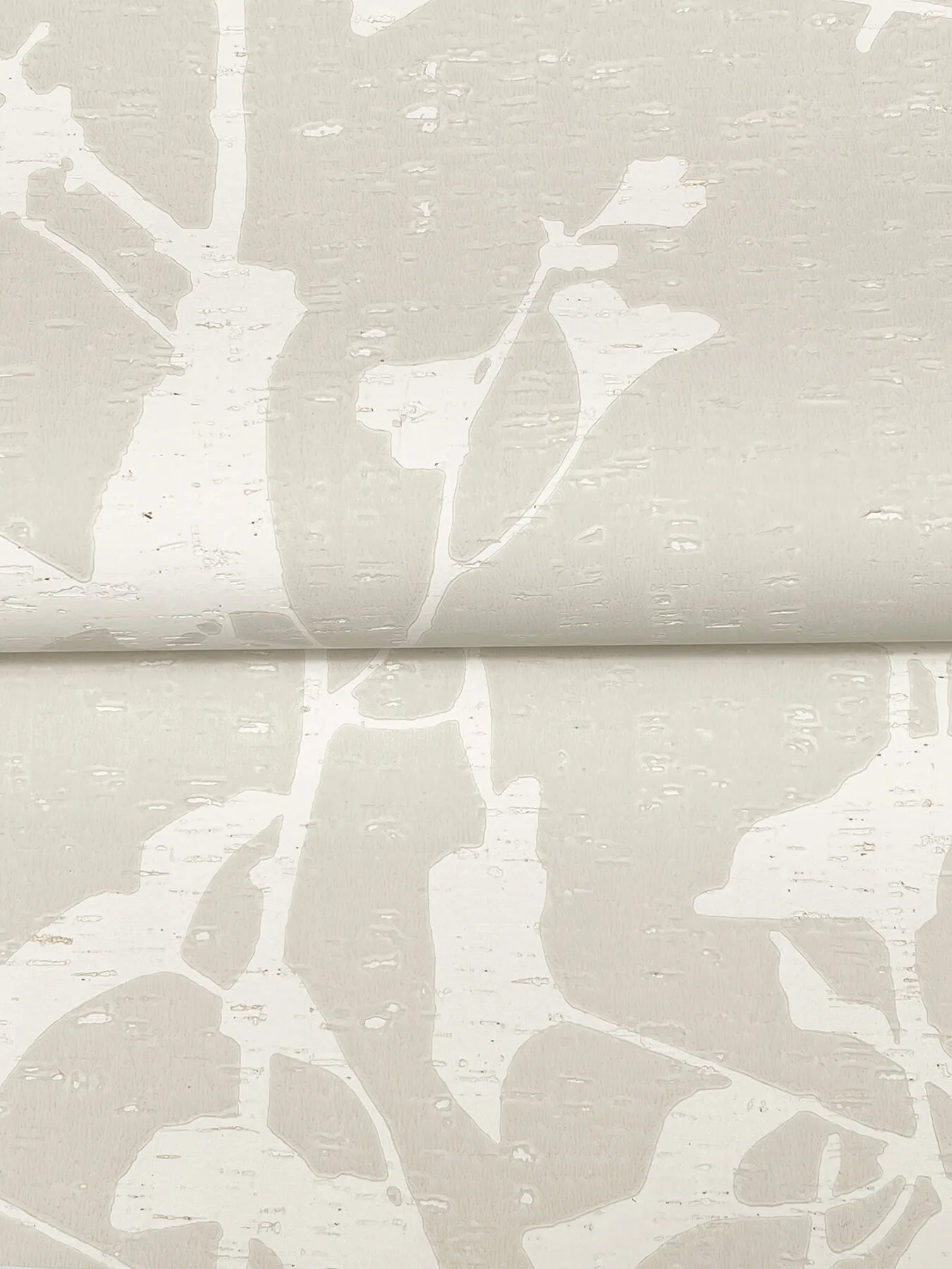 Ronald Redding Ginkgo Silhouette - Taupe Wallpaper | Buy Online Ronald Redding Ginkgo Silhouette wallpaper, color Taupe, SKU VR1507