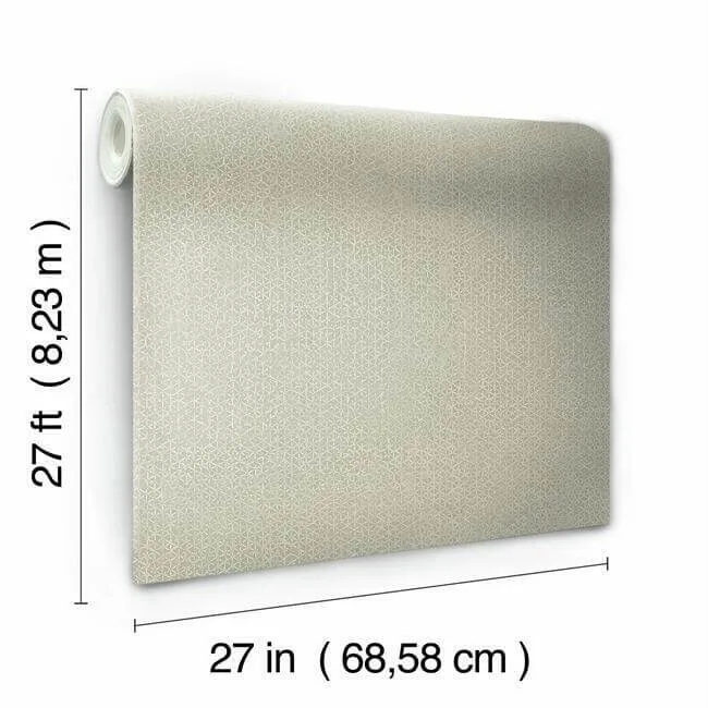 Ronald Redding Bantam Tile wallpaper, color Grey, SKU AF6533