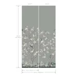 Ronald Redding Lingering Garden - Grey Wallpaper | Buy Online Ronald Redding Lingering Garden wallpaper, color Grey, SKU MU0313M