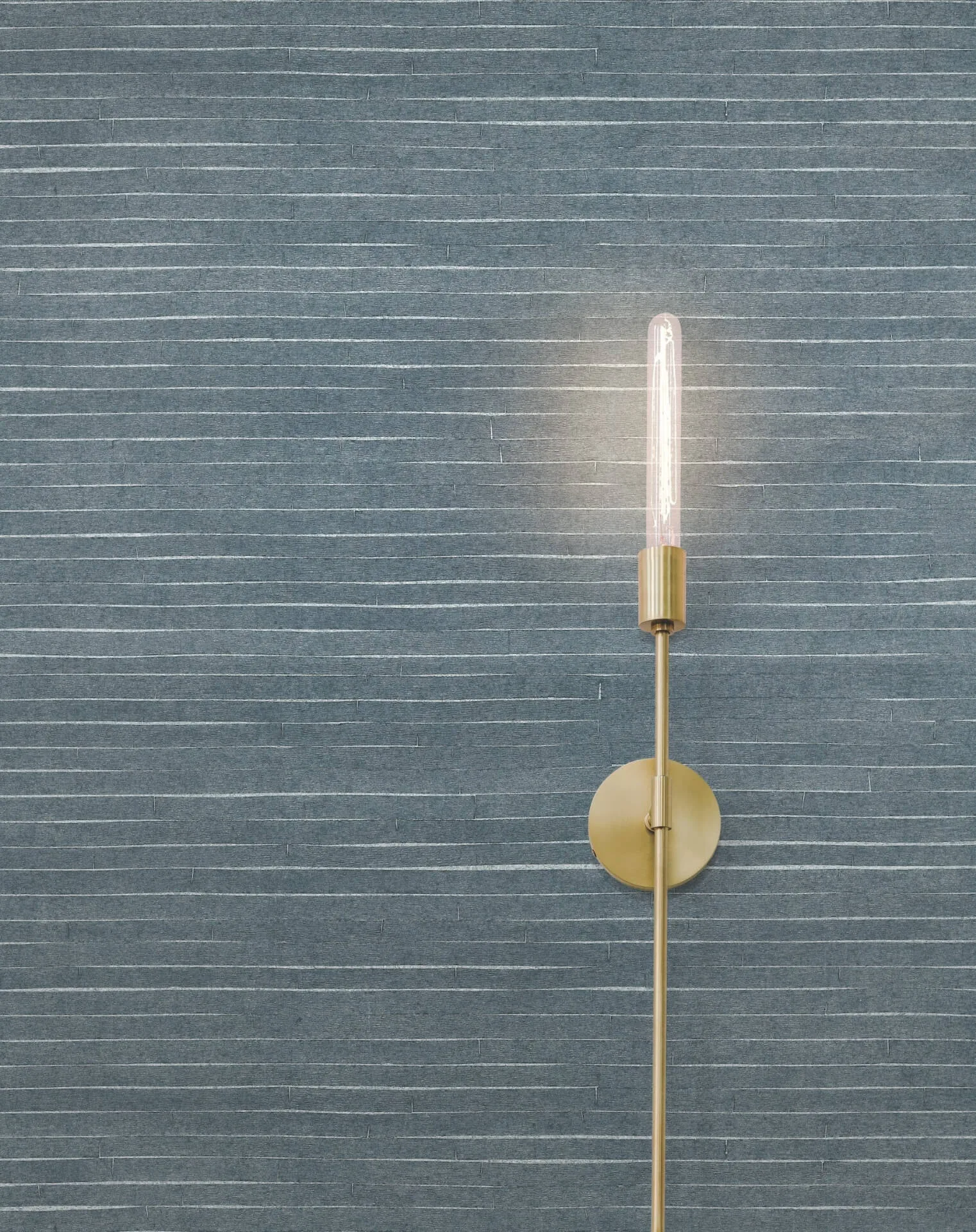 Ronald Redding Handcrafted Shimmering Paper wallpaper, color Denim, SKU GV0254