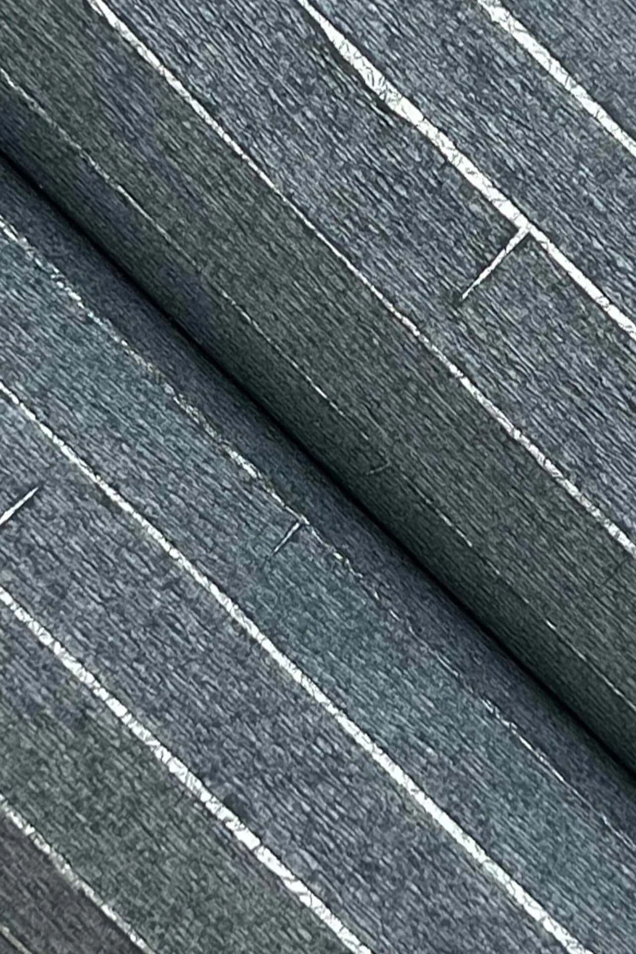 Ronald Redding Handcrafted Shimmering Paper wallpaper, color Denim, SKU GV0254