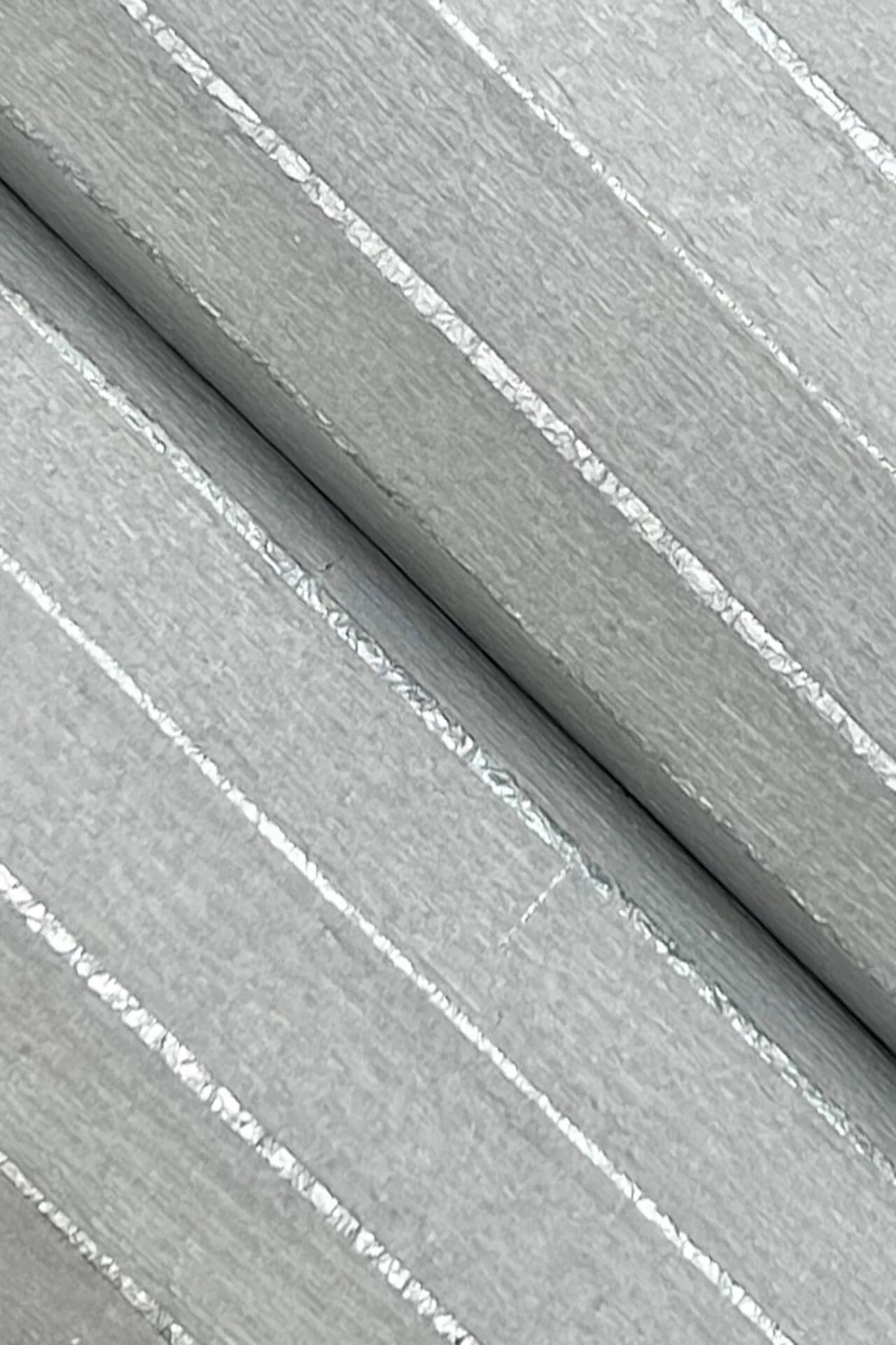 Ronald Redding Handcrafted Shimmering Paper wallpaper, color Grey, SKU GV0253