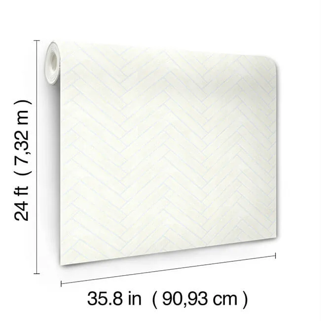 Ronald Redding Herringbone Wood Veneer - Apple Blossom Wallpaper | Buy Online Ronald Redding Herringbone Wood Veneer wallpaper, color Apple Blossom, SKU YGL7016