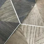 Ronald Redding Hexagram Wood Veneer - Brown & Black Wallpaper | Buy Online Ronald Redding Hexagram Wood Veneer wallpaper, color Brown & Black, SKU HO2103