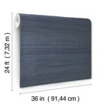Ronald Redding Horizon Abaca - Indigo Wallpaper | Buy Online Ronald Redding Horizon Abaca wallpaper, color Indigo, SKU YGL7064
