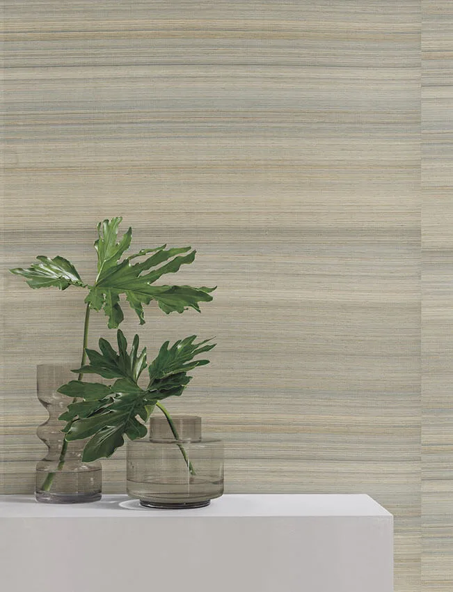 Ronald Redding Horizon Abaca wallpaper, color Latte, SKU YGL7091