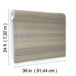 Ronald Redding Horizon Abaca wallpaper, color Latte, SKU YGL7091