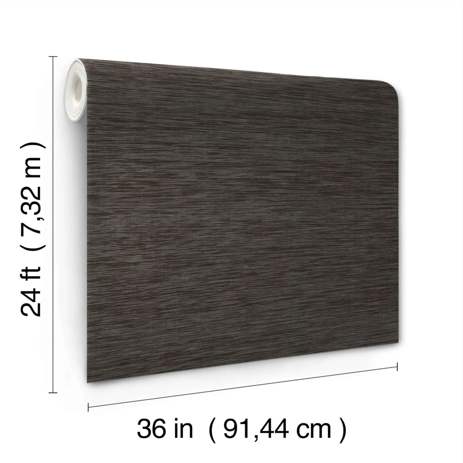 Ronald Redding Horizon Paperweave - Black Wallpaper | Buy Online Ronald Redding Horizon Paperweave wallpaper, color Black, SKU GV0221