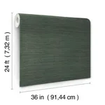 Ronald Redding Horizon Paperweave wallpaper, color Green, SKU GV0222