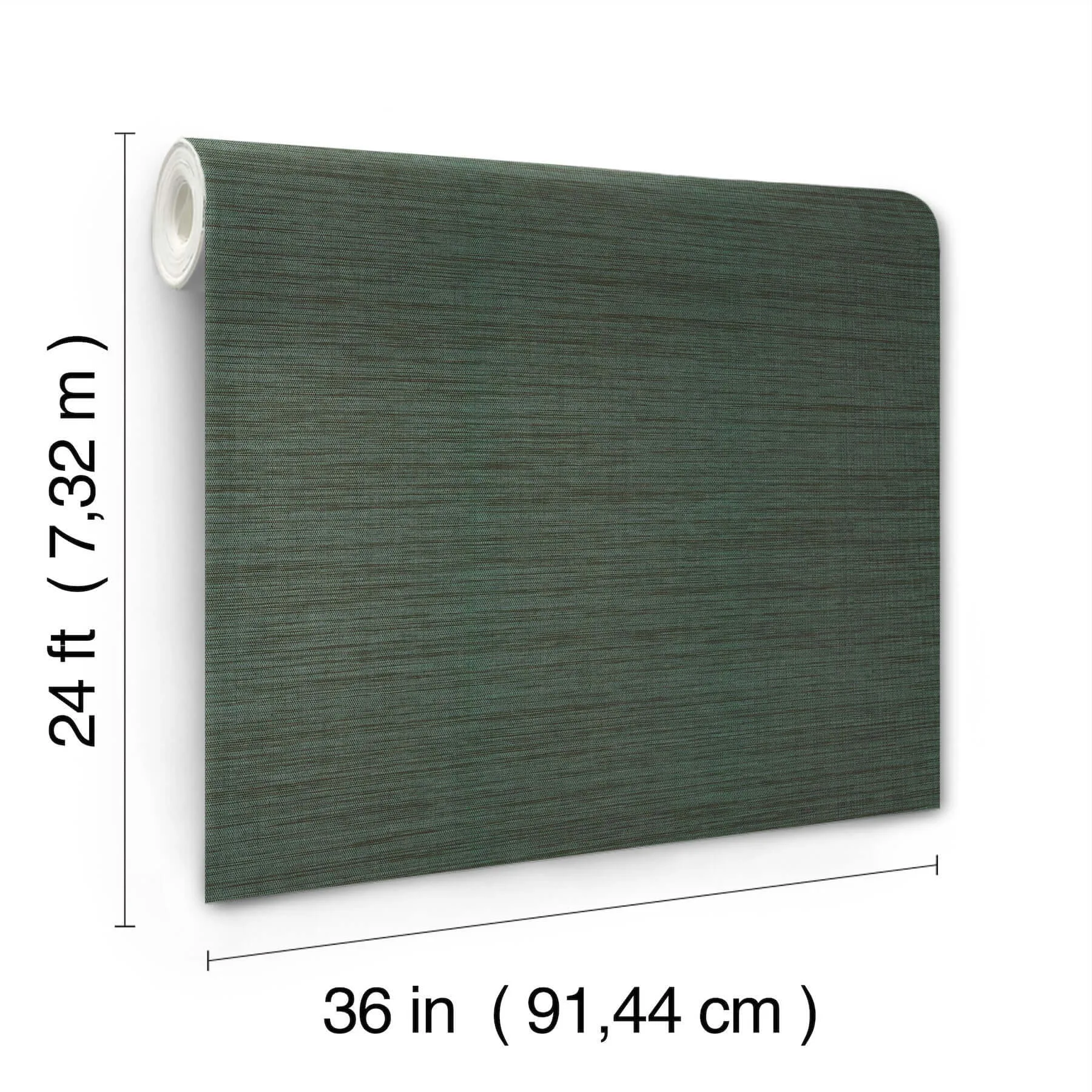 Ronald Redding Horizon Paperweave wallpaper, color Green, SKU GV0222