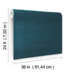 Ronald Redding Horizontal Jute - Bijou Blue Wallpaper | Buy Online Ronald Redding Horizontal Jute wallpaper, color Bijou Blue, SKU YGL7067
