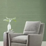 Ronald Redding Horizontal Jute wallpaper, color Evergreen, SKU YGL7068