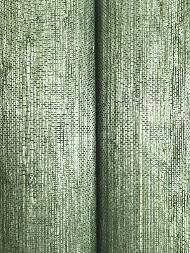 Ronald Redding Horizontal Jute wallpaper, color Evergreen, SKU YGL7068