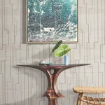 Ronald Redding Inlay Line - White Wallpaper | Buy Online Ronald Redding Inlay Line wallpaper, color White, SKU GV0257