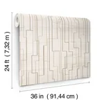 Ronald Redding Inlay Line - White Wallpaper | Buy Online Ronald Redding Inlay Line wallpaper, color White, SKU GV0257