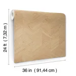 Ronald Redding Interlocking Wood - Oak Wallpaper | Buy Online Ronald Redding Interlocking Wood wallpaper, color Oak, SKU GV0244