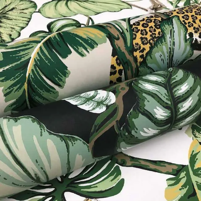 Ronald Redding Jungle Cat wallpaper, color Beige, SKU HO2144