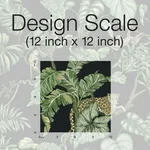Ronald Redding Jungle Cat - Black Wallpaper | Buy Online Ronald Redding Jungle Cat wallpaper, color Black, SKU HO2143