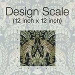 Ronald Redding Jungle Leopard - Black & Green Wallpaper | Buy Online Ronald Redding Jungle Leopard wallpaper, color Black & Green, SKU KT2205