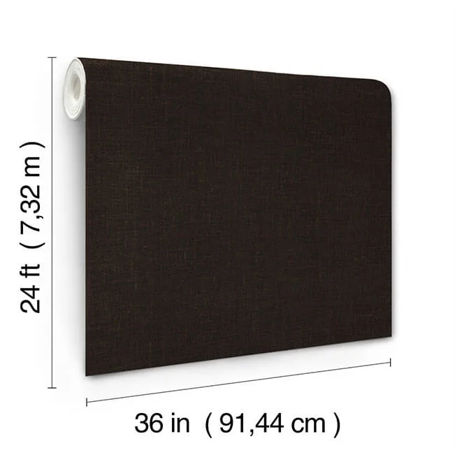 Ronald Redding Jute Weave wallpaper, color Brown, SKU GRL88387