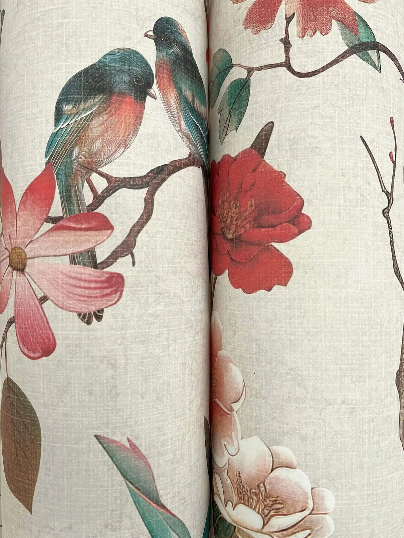 Ronald Redding Kimora's Garden - Ivory Wallpaper | Buy Online Ronald Redding Kimora's Garden wallpaper, color Ivory, SKU ZA8039