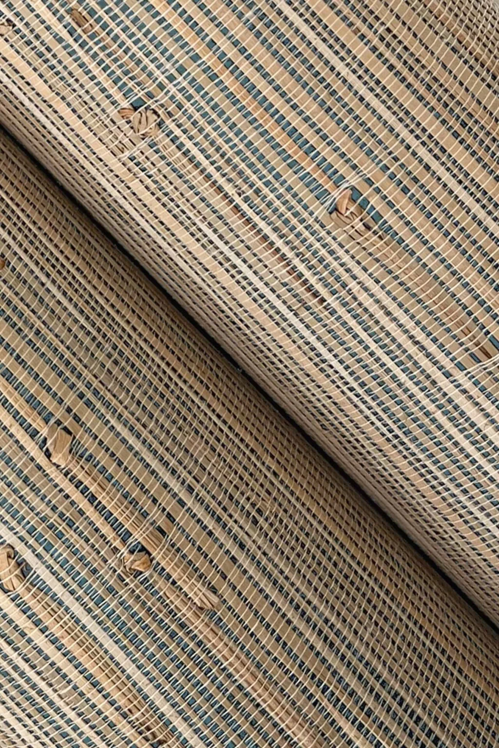 Ronald Redding Knotted Grass wallpaper, color Beige, SKU VG4436GV