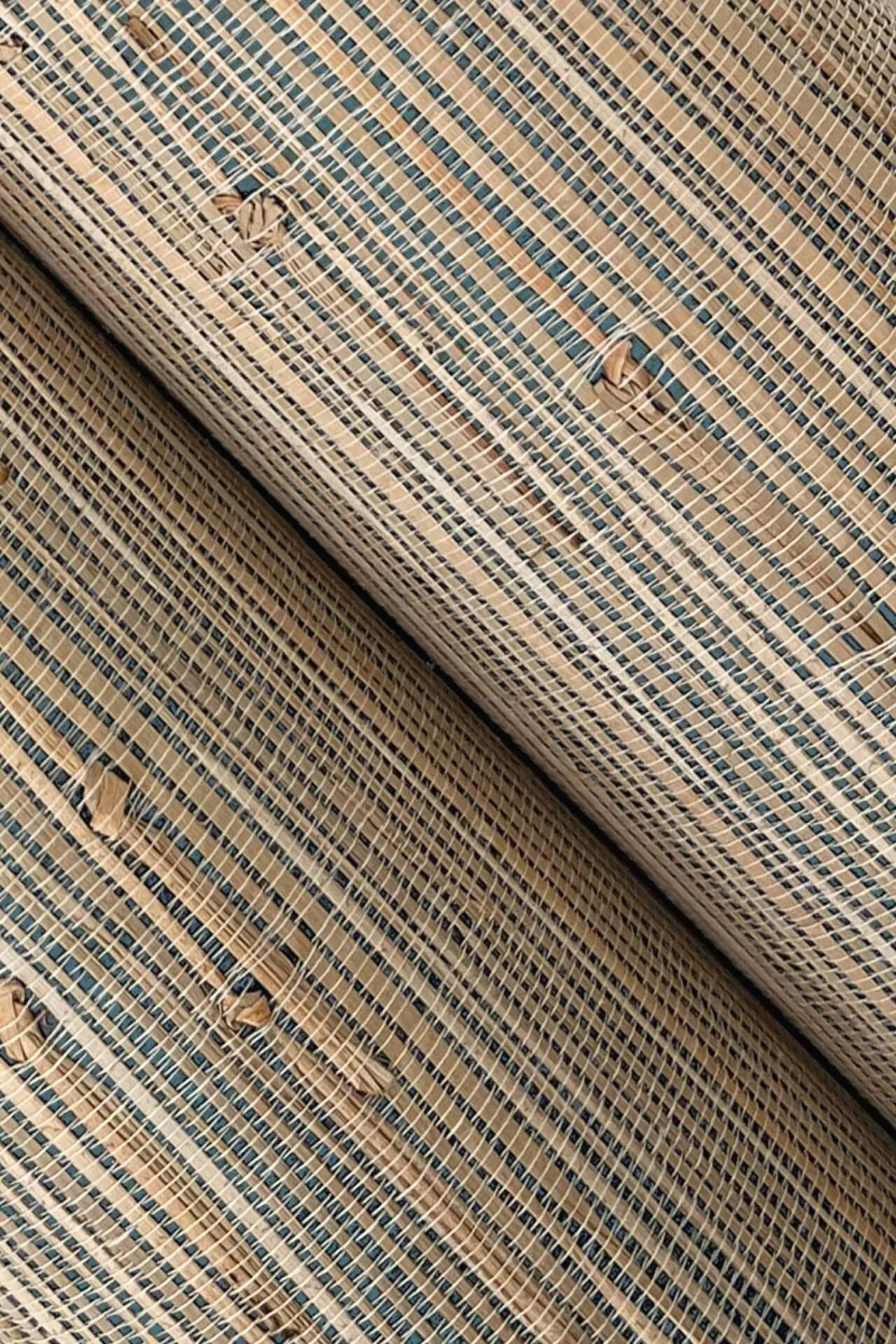 Ronald Redding Knotted Grass wallpaper, color Beige, SKU VG4436GV