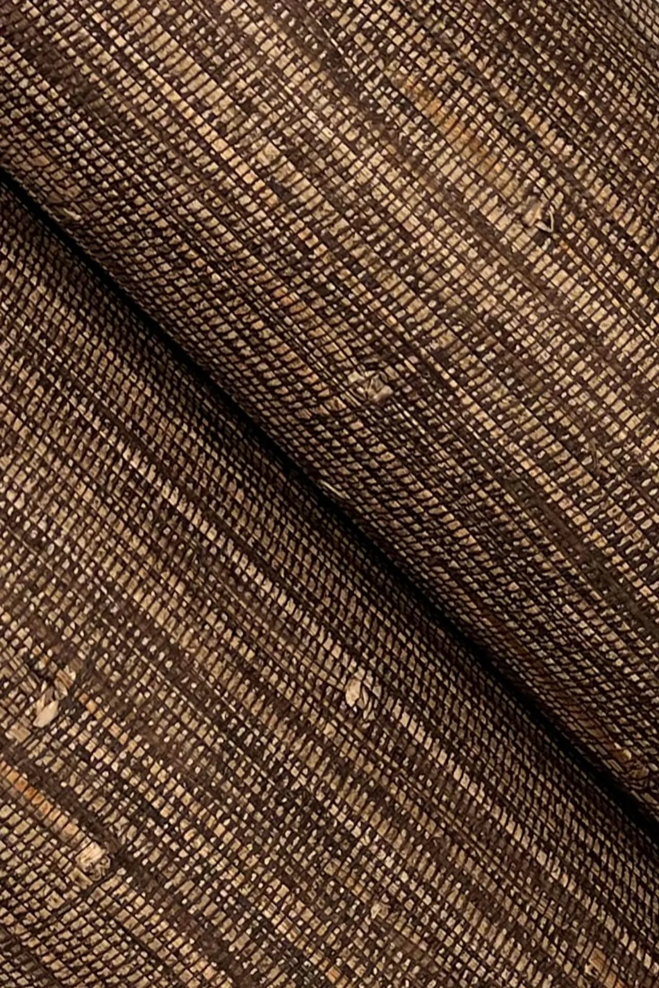 Ronald Redding Knotted Grass wallpaper, color Brown, SKU VG4437GV