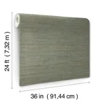 Ronald Redding Knotted Grass - Spruce Wallpaper | Buy Online Ronald Redding Knotted Grass wallpaper, color Spruce, SKU GV0232