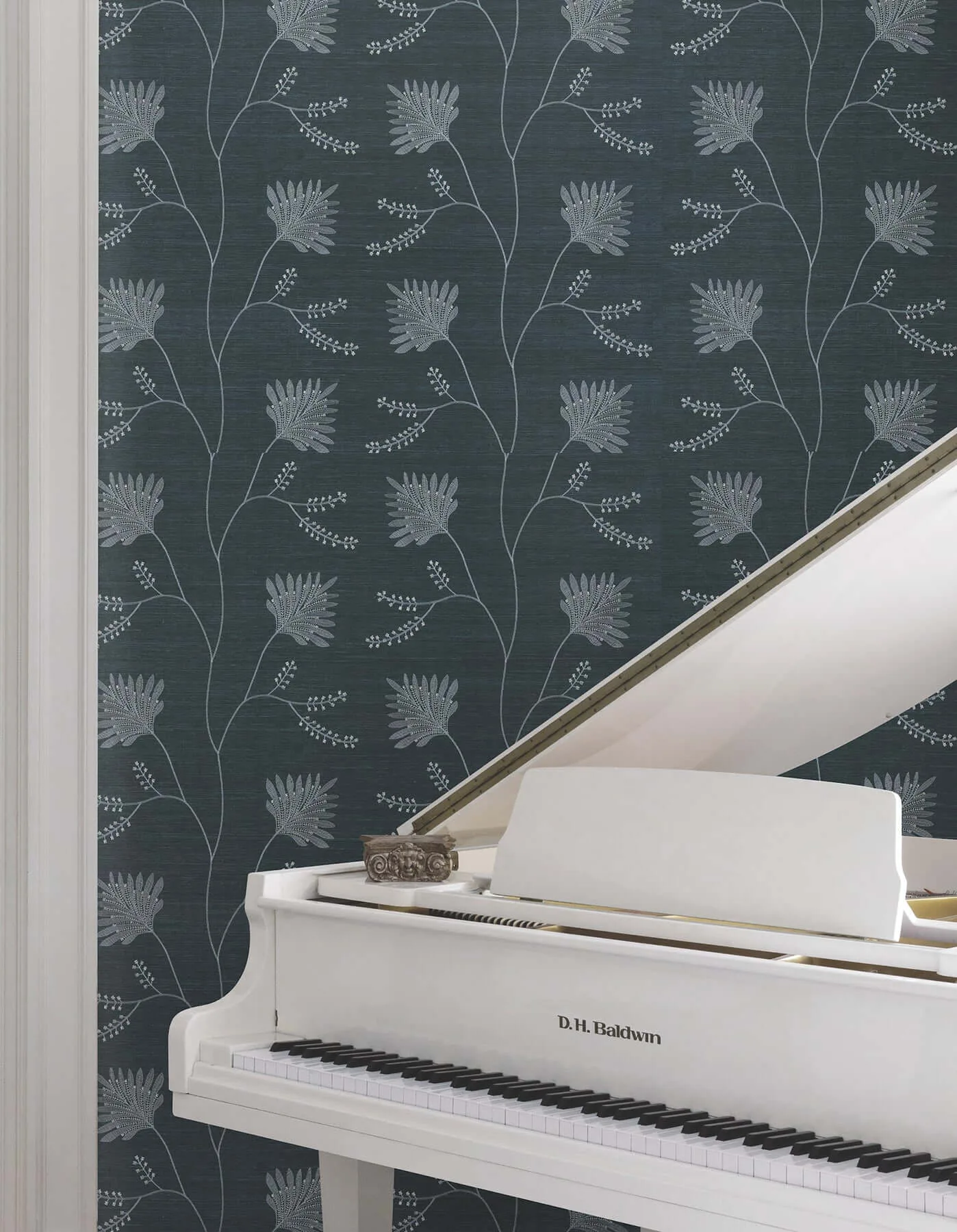 Ronald Redding Laelynn - Navy Wallpaper | Buy Online Ronald Redding Laelynn wallpaper, color Navy, SKU MX9608