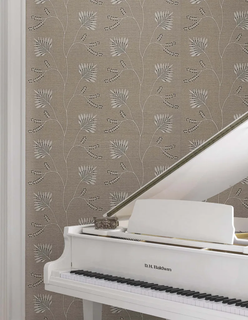 Ronald Redding Laelynn wallpaper, color Taupe, SKU MX9607