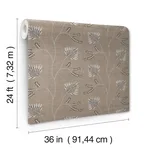 Ronald Redding Laelynn - Taupe Wallpaper | Buy Online Ronald Redding Laelynn wallpaper, color Taupe, SKU MX9607