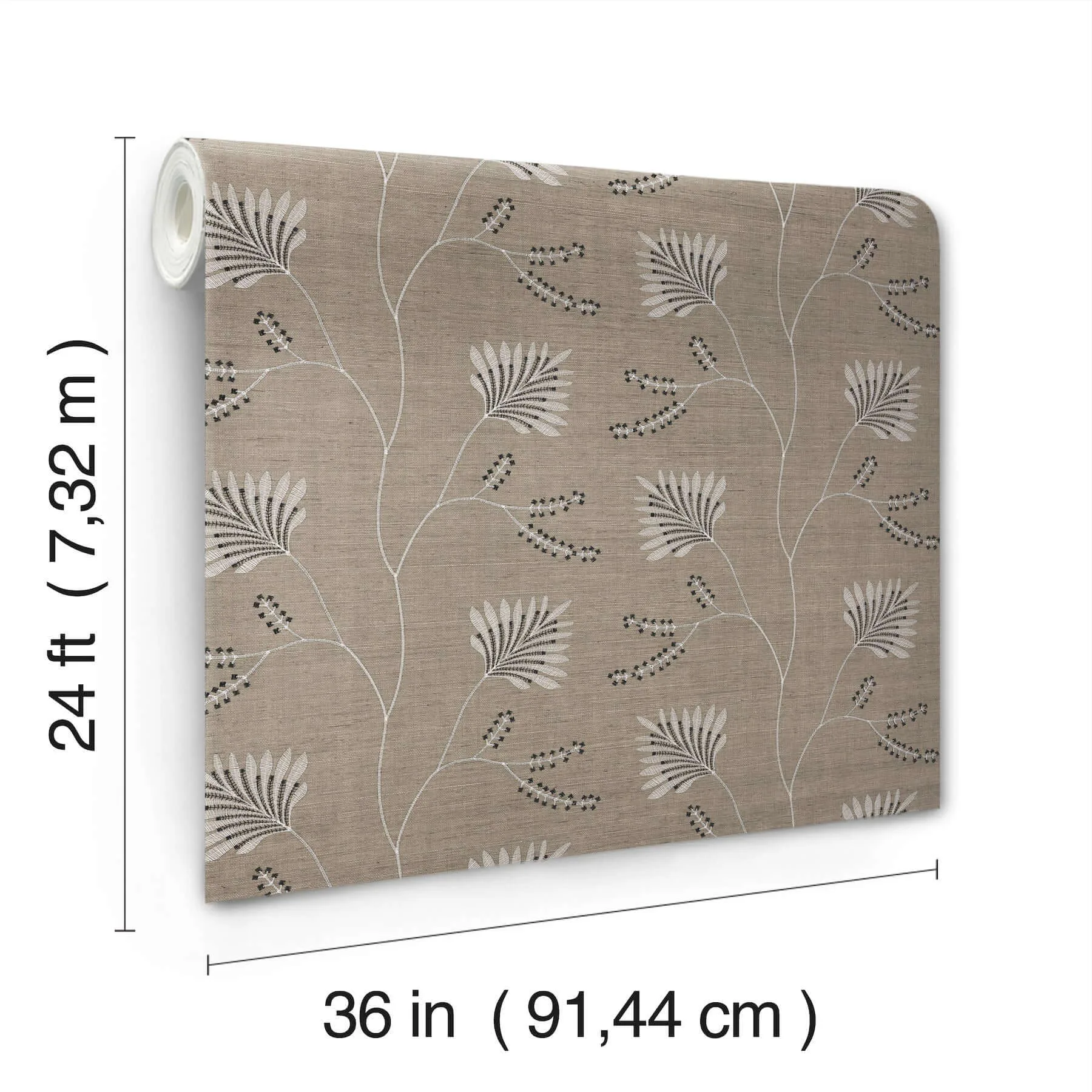 Ronald Redding Laelynn - Taupe Wallpaper | Buy Online Ronald Redding Laelynn wallpaper, color Taupe, SKU MX9607