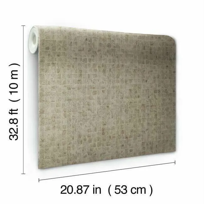 Ronald Redding Leather Lux - Beige Wallpaper | Buy Online Ronald Redding Leather Lux wallpaper, color Beige, SKU HO2118