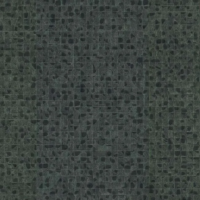 Ronald Redding Leather Lux wallpaper, color Dark Green, SKU HO2116