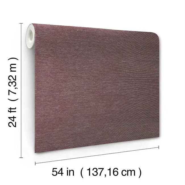 Ronald Redding Linen Levels - Fig Wallpaper | Buy Online Ronald Redding Linen Levels wallpaper, color Fig, SKU YGL7080
