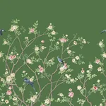 Ronald Redding Lingering Garden - Green Wallpaper | Buy Online Ronald Redding Lingering Garden wallpaper, color Green, SKU MU0316M