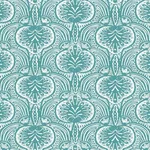 Ronald Redding Lotus Palm wallpaper, color Aqua, SKU HO2151