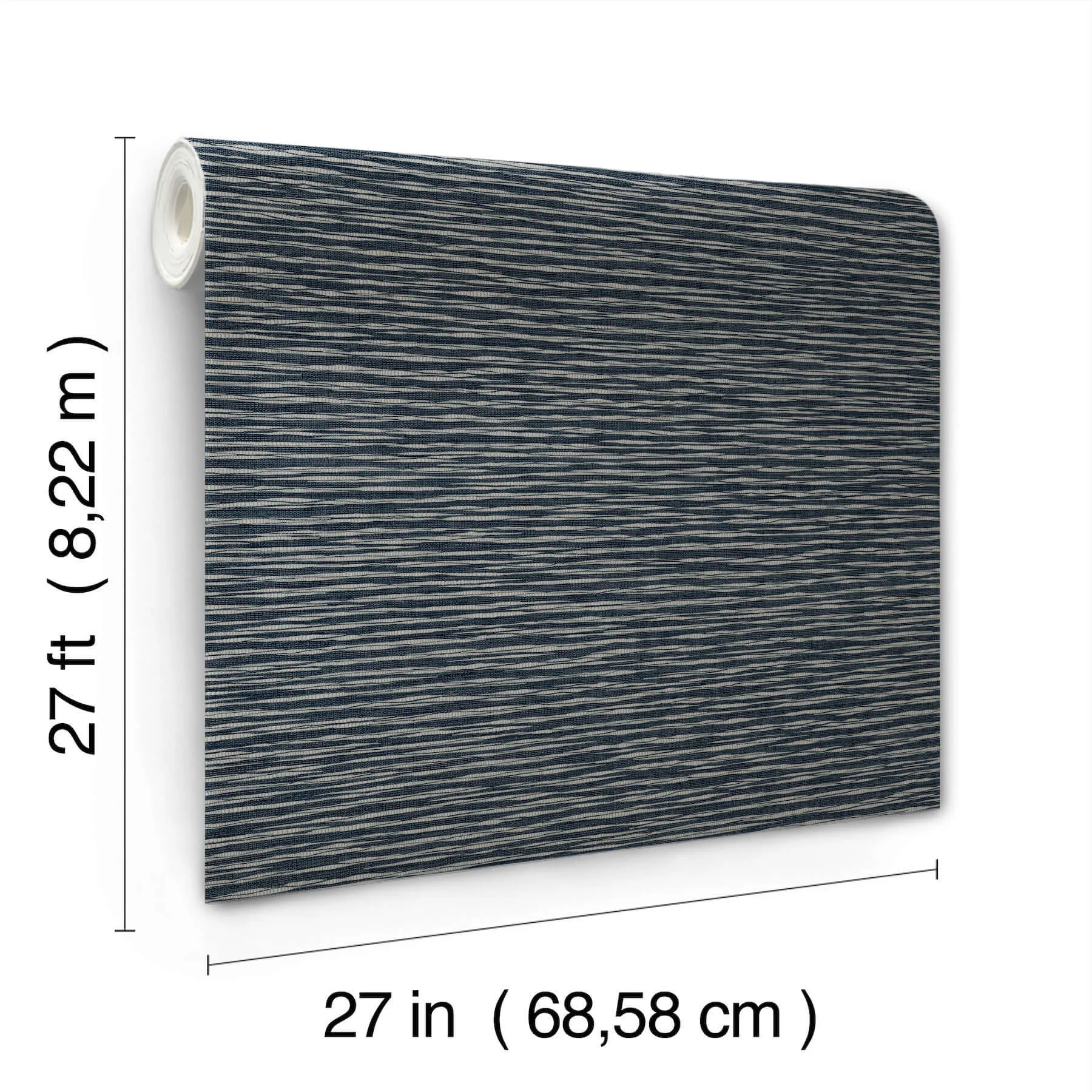 Ronald Redding Lotus Weave - Navy Wallpaper | Buy Online Ronald Redding Lotus Weave wallpaper, color Navy, SKU ZA8042