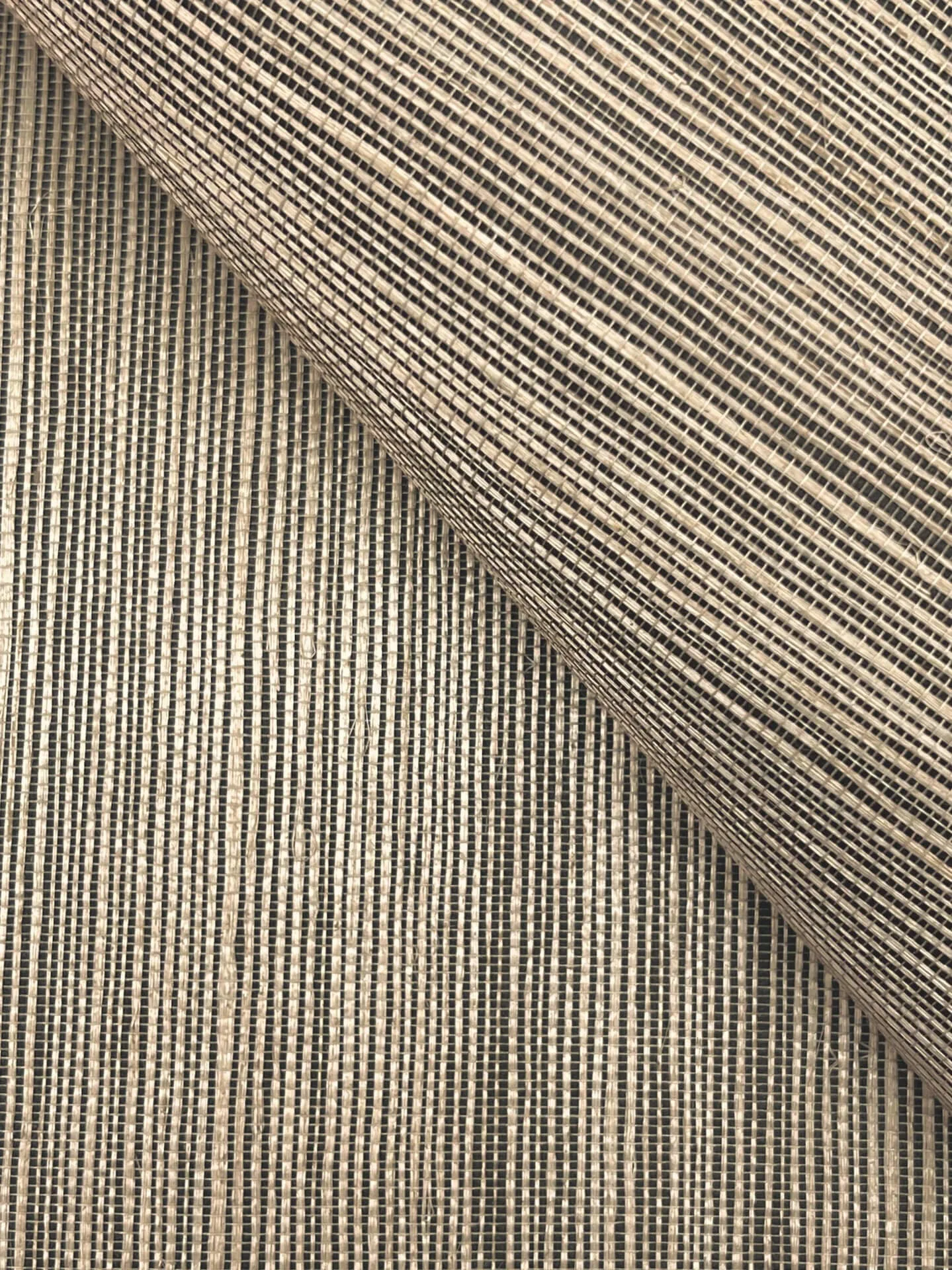 Ronald Redding Maguey Sisal wallpaper, color Black, SKU GV0177NW