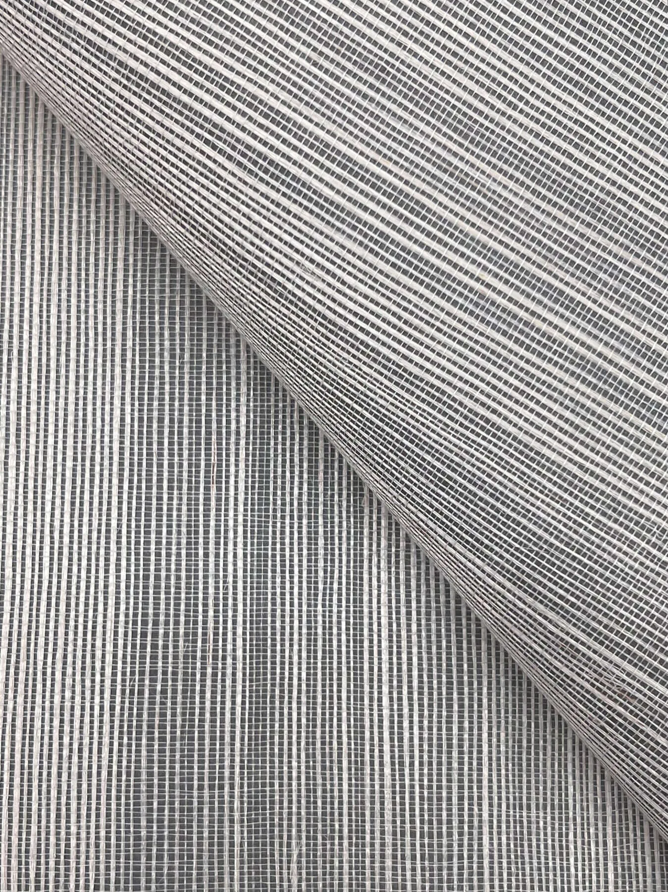 Ronald Redding Maguey Sisal wallpaper, color Charcoal, SKU GR1044NW