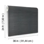 Ronald Redding Maguey Sisal - Charcoal Wallpaper | Buy Online Ronald Redding Maguey Sisal wallpaper, color Charcoal, SKU GRL88410