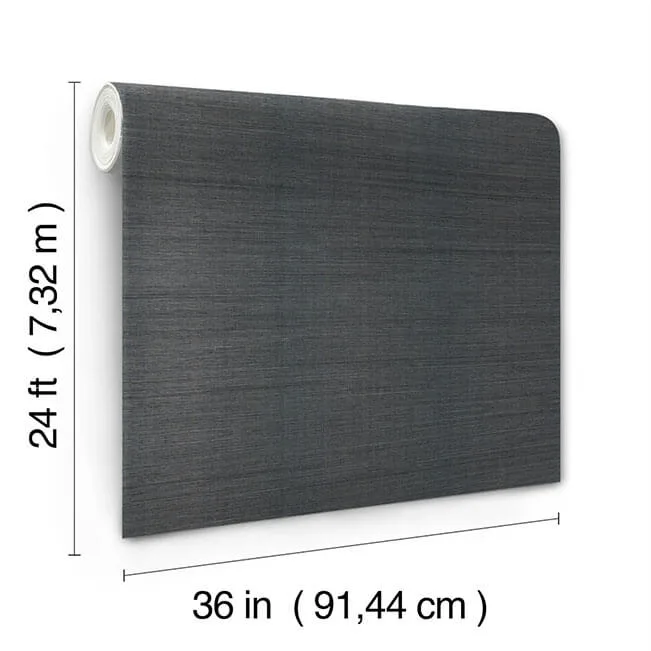 Ronald Redding Maguey Sisal - Charcoal Wallpaper | Buy Online Ronald Redding Maguey Sisal wallpaper, color Charcoal, SKU GRL88410