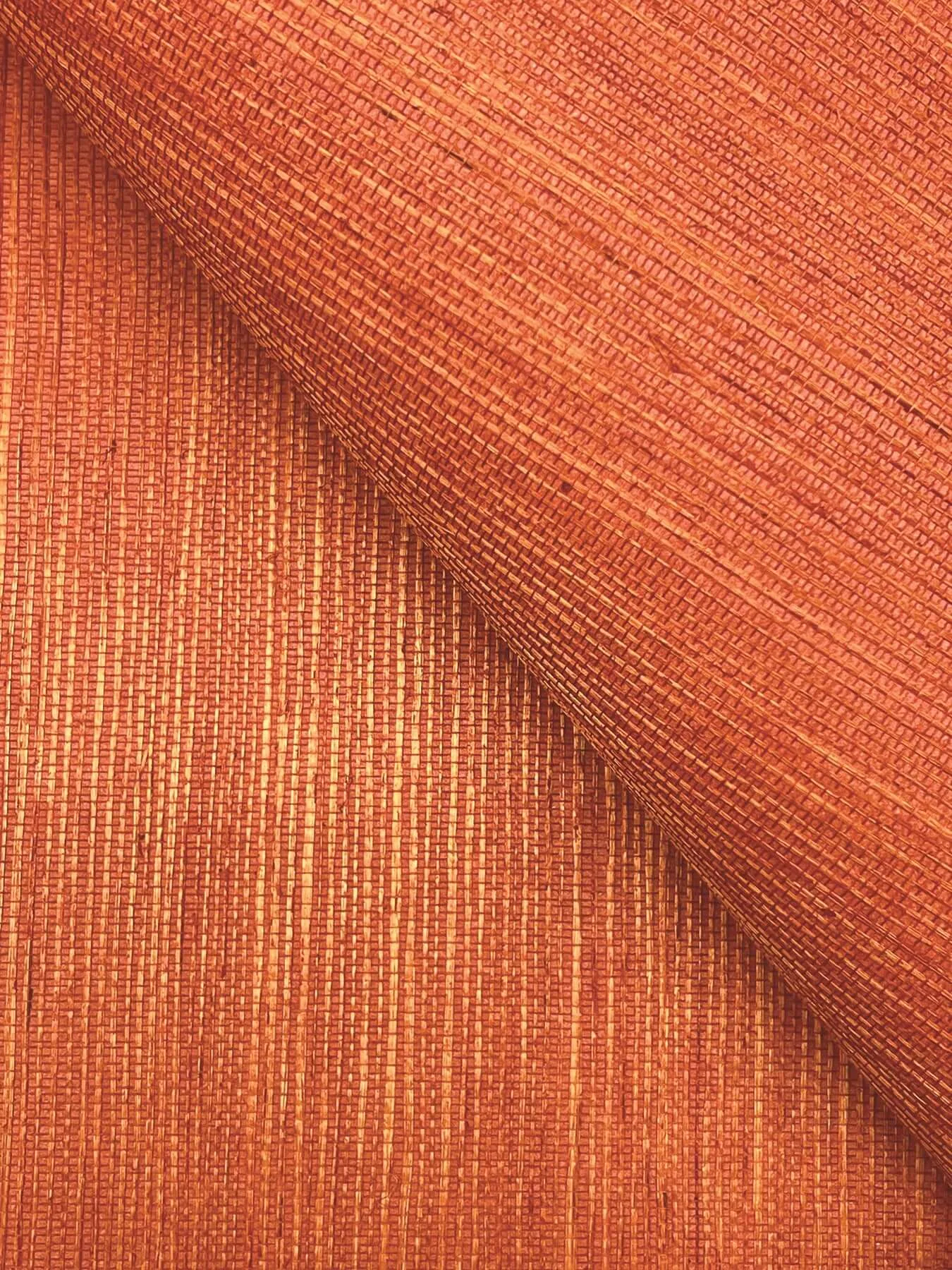 Ronald Redding Maguey Sisal wallpaper, color Clementine, SKU GV0140NW