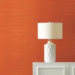 Ronald Redding Maguey Sisal - Clementine Wallpaper | Buy Online Ronald Redding Maguey Sisal wallpaper, color Clementine, SKU GV0140NW