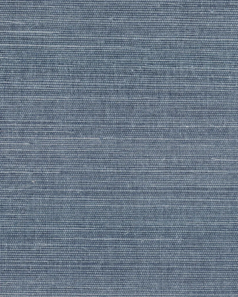 Ronald Redding Maguey Sisal wallpaper, color Denim, SKU GV0163NW