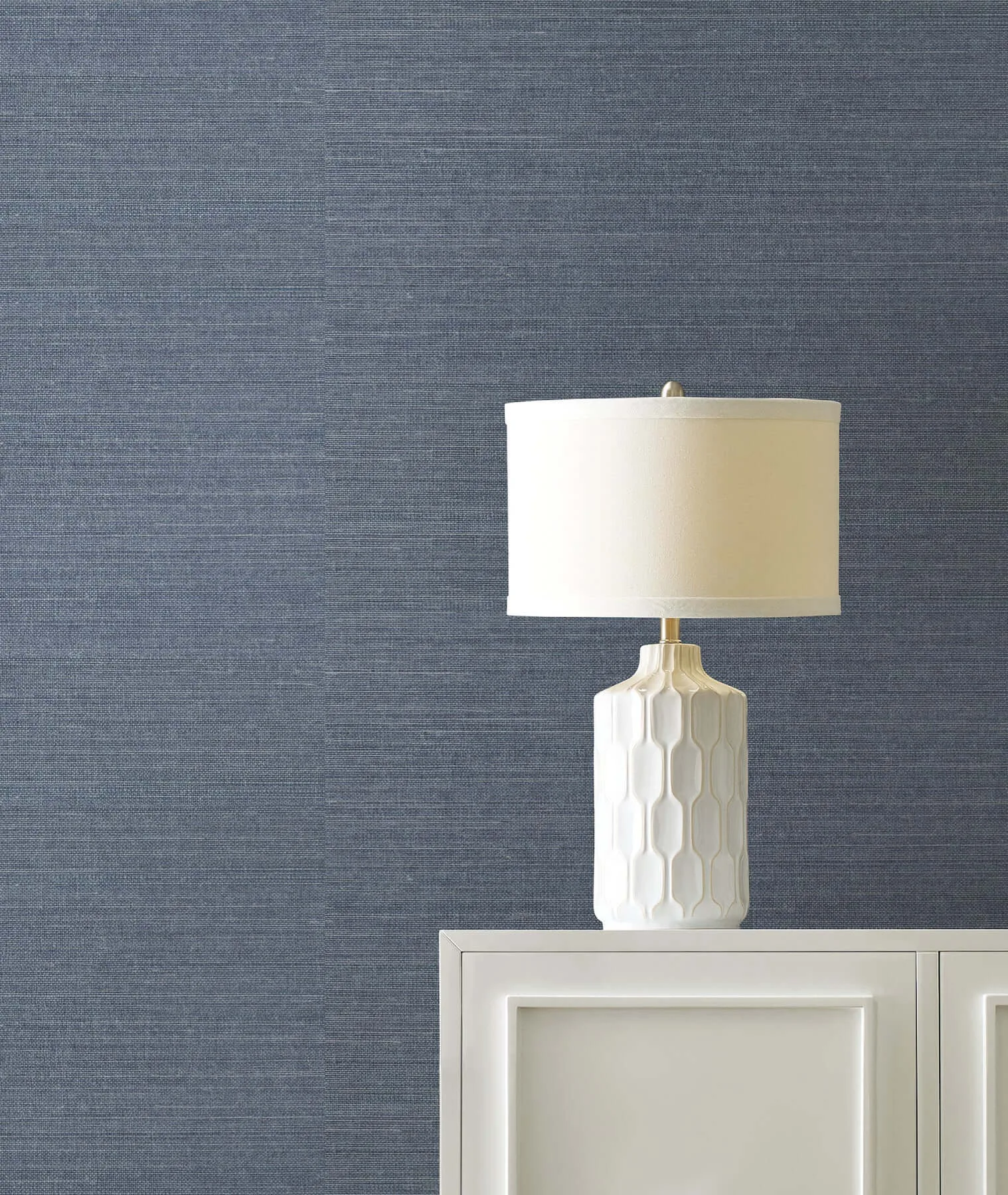 Ronald Redding Maguey Sisal - Denim Wallpaper | Buy Online Ronald Redding Maguey Sisal wallpaper, color Denim, SKU GV0163NW