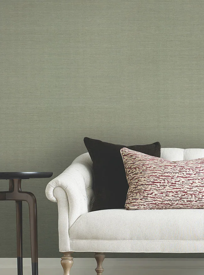 Ronald Redding Maguey Sisal wallpaper, color Desert Sage, SKU GRL88078