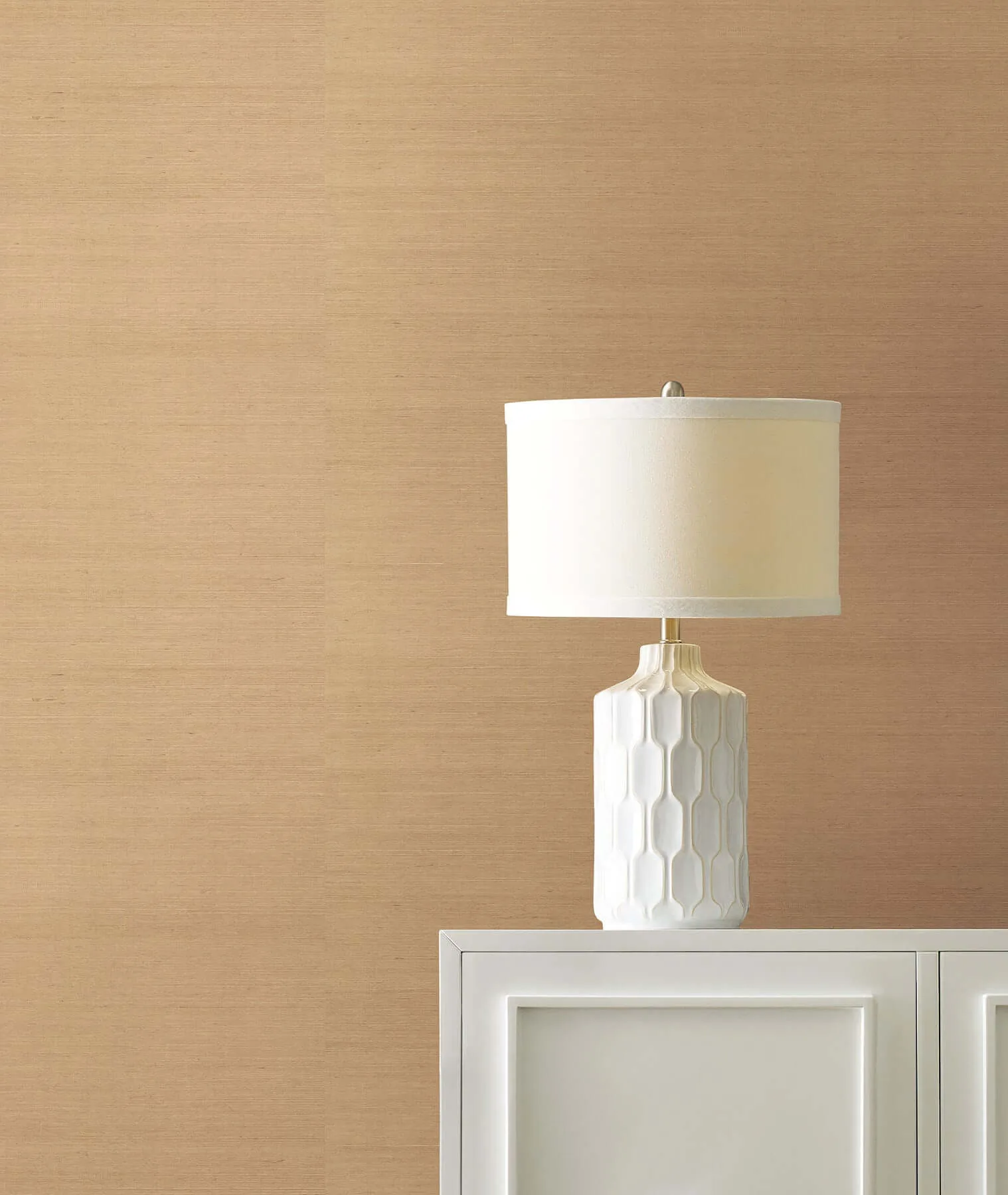Ronald Redding Maguey Sisal wallpaper, color Dove, SKU VG4402NW