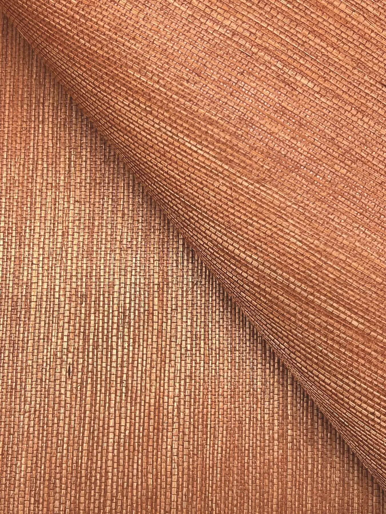 Ronald Redding Maguey Sisal wallpaper, color Ginger, SKU GV0130NW